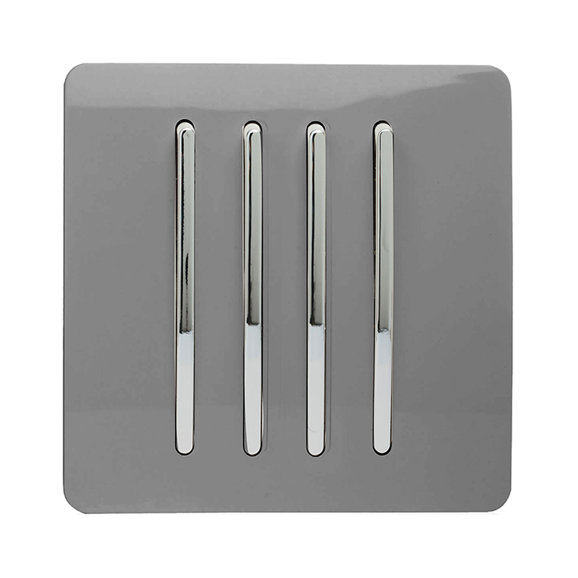 ART-SS8LG  4 Gang 2 Way 10 Amp Rocker Light Grey